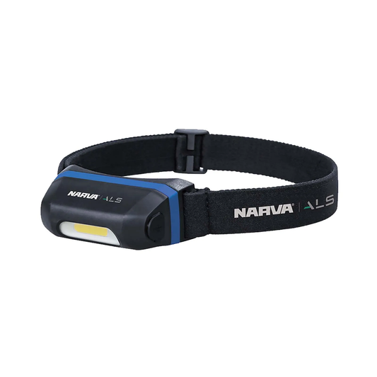Head Lamp, Narva, LED, Detachable, Rechargeable, 120lm - Each
