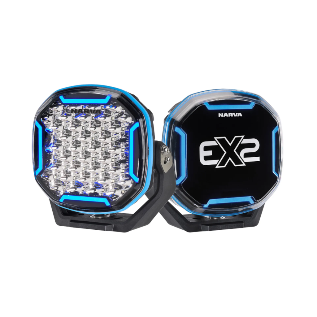 Driving Lamps, Narva EX2, LED, IP68 & IP69K, 13600 Lumens, 9-33v, 228.6mm (9") - 2 Pack (Pair)