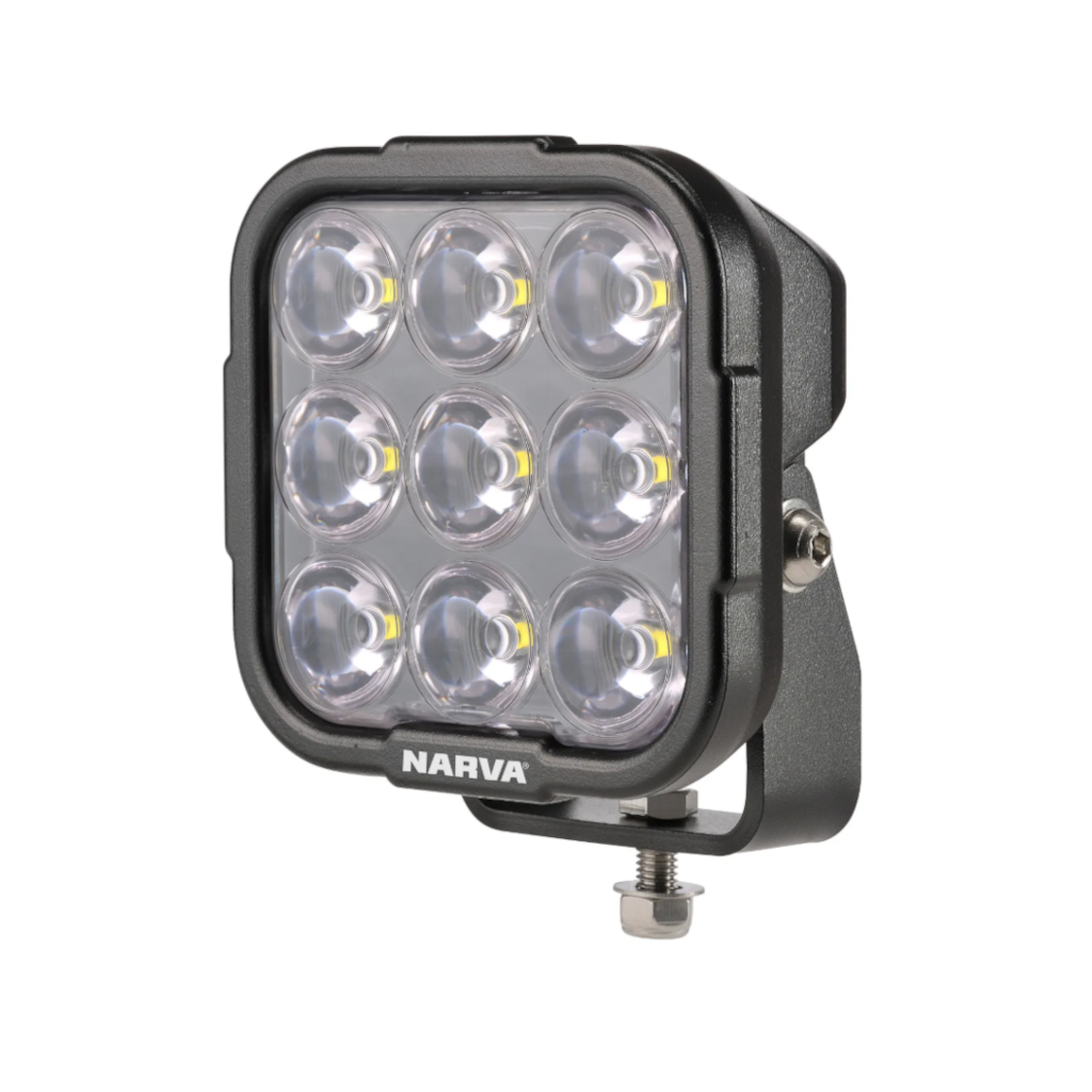 Work Lamp, Narva, Heavy Duty, Flood Beam, 9 x 8w, 9-33v - Each