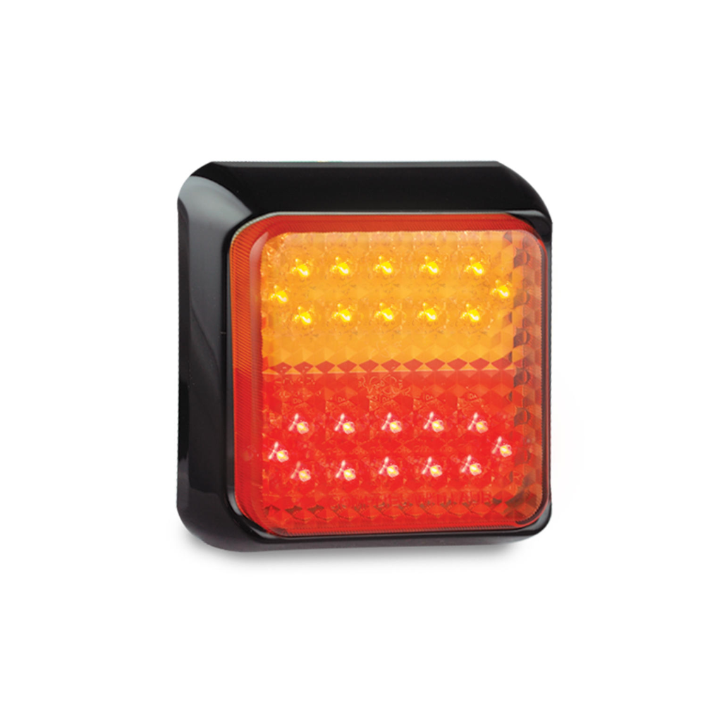 Combination Lamp, LED Autolamps, 80 Series, LED, Stop/Tail/Indicator, Red/Amber, 12-24v - Each