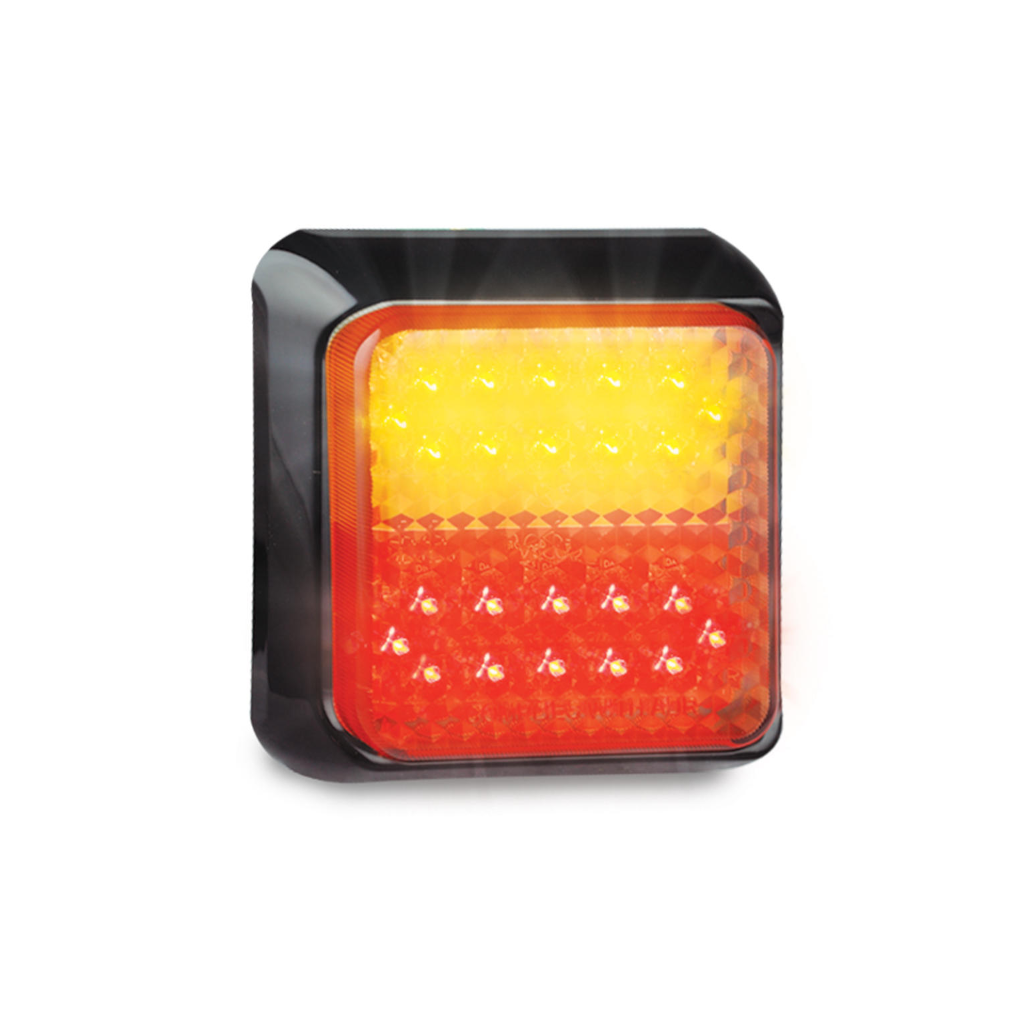 Combination Lamp, LED Autolamps, 80 Series, LED, Stop/Tail/Indicator, Red/Amber, 12-24v - Each