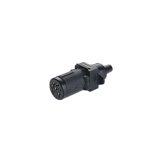 Trailer Plug, Narva, 7 Pin Small Round, Plastic - Each