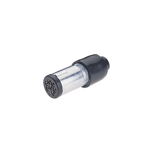 Trailer Plug, Narva, 6 Pin Small Round Metal - Each