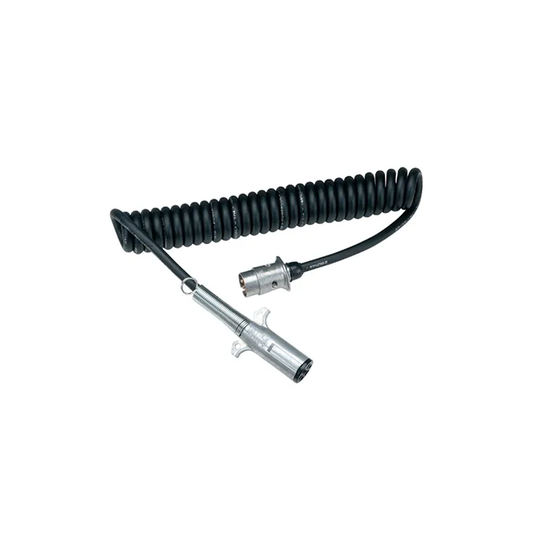 Suzi Coil, Narva, 7 Core (6 x 4, 1 x 5mm), Short Tails with 1 x Heavy Duty Plug, 4.6mm - Each