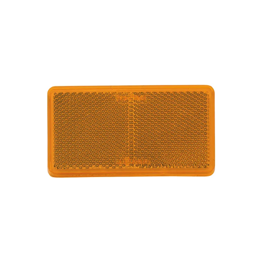 Reflector, Narva, Retro, Self Adhesive, 105 x 55mm, Amber - Each