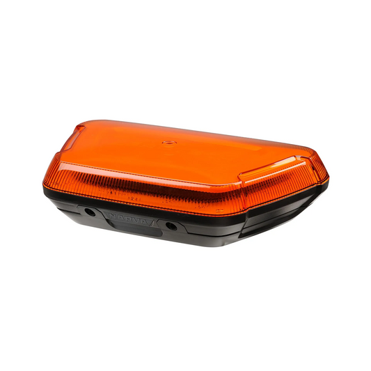 Light Box, Narva, Aerotech Mini LED, Flange Base, 12/24v, Amber Lens, Amber - Each