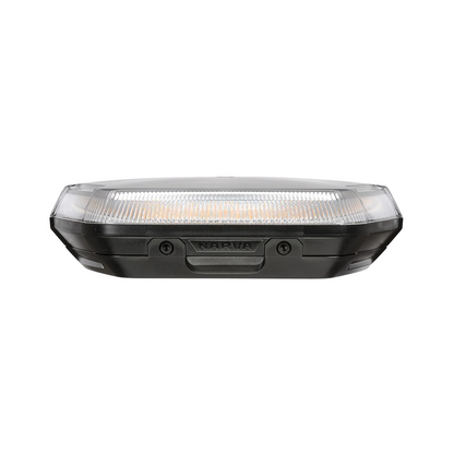 Light Box, Narva, Aerotech Mini LED, Flange Base, 12/24v, Clear Lens, Amber - Each