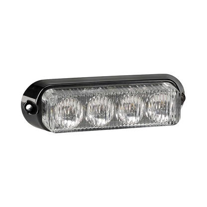 Warning Light, Narva, High Powered 4 LEDs, 12/24v, Amber - Each