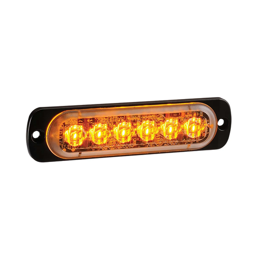 Warning Light, Narva, Warning Light, LED, 12/24v, Amber, Low Profile, Class 1 - Each