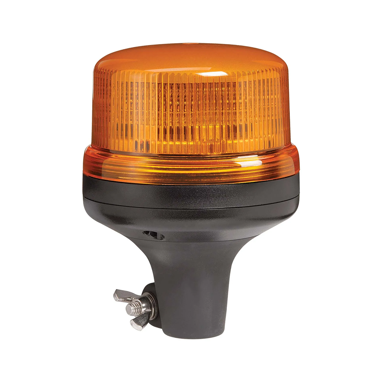 Strobe/Rotator Light, Narva, Eurotech Low Profile LED, Flexible Pipe Mount, 12/24v, Amber - Each