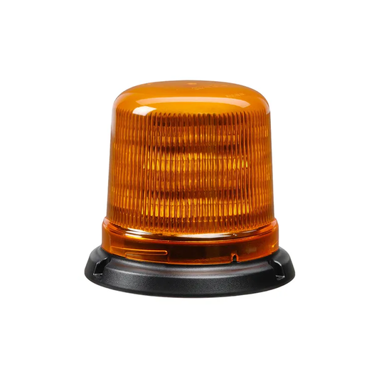 Strobe/Rotator Light, Narva, Eurotech LED, Flange Base, 12/24v, Amber - Each