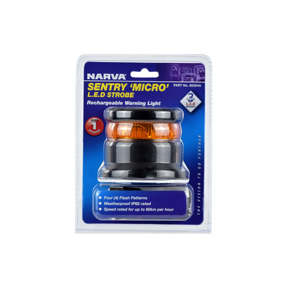 Beacon, Narva, Micro Sentry, Rechargeable, 4 Flash Patterns - Each
