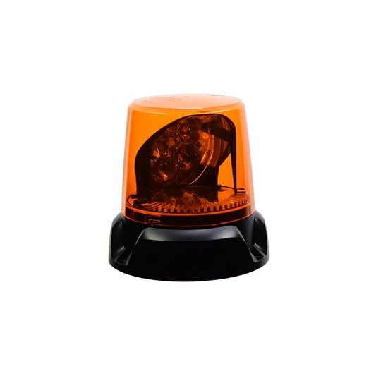 Beacon, Narva, Aeromax LED Rotating Beacon, Flange Mount, Amber, 12/24v - Each
