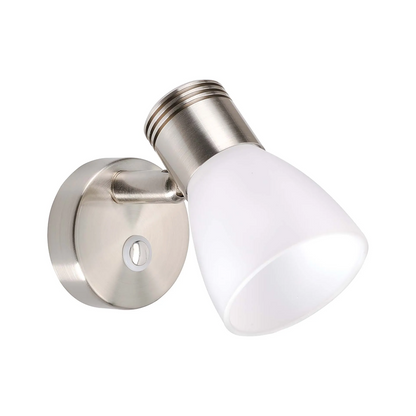 Interior Lamp, Narva, 3w LED, Touch Sensitive On/Off/Dim Switch, Chrome Housing, Cool White, 10-30v - Each