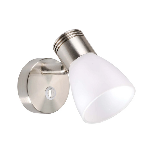 Interior Lamp, Narva, 3w LED, Touch Sensitive On/Off/Dim Switch, Chrome Housing, Cool White, 10-30v - Each