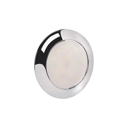 Interior Lamp, Narva, LED, Saturn Interior Light, Chrome, 12v - Each