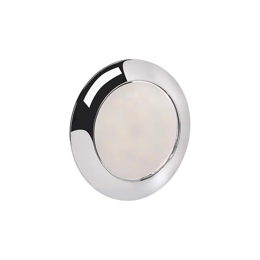 Interior Lamp, Narva, LED, Saturn Interior Light, Chrome, 12v - Each