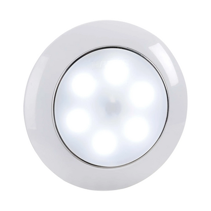 Interior Lamp, Narva, LED, Saturn Interior Light, White/Red, 12v, 75mm - Each