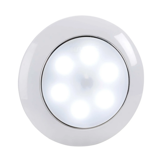 Interior Lamp, Narva, LED, Saturn Interior Light, White/Red, 12v, 75mm - Each