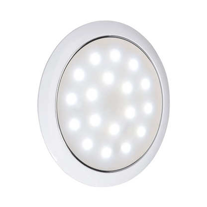 Interior Lamp, Narva, LED, Saturn Interior Light, White/Red, 12v, 130mm - Each