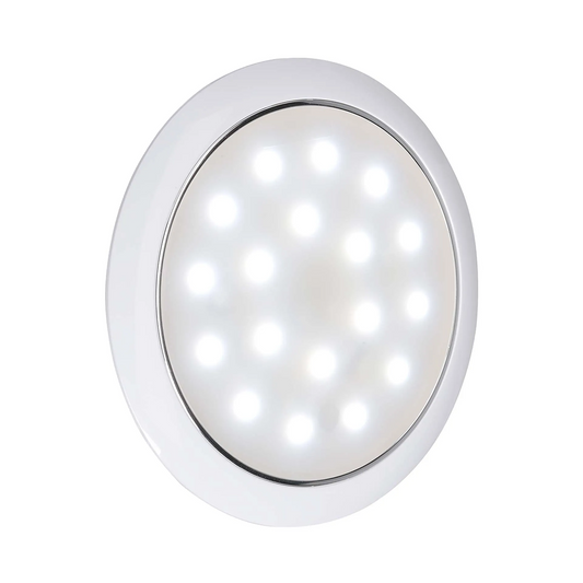 Interior Lamp, Narva, LED, Saturn Interior Light, White/Red, 12v, 130mm - Each