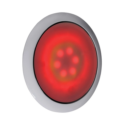 Interior Lamp, Narva, LED, Saturn Interior Light, White/Red, 12v, 130mm - Each