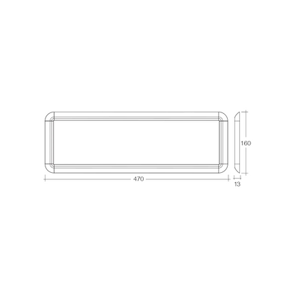 Interior Light, Narva, LED, 10-30v, 470 x 160mm - Each