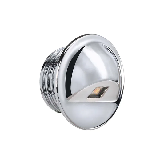 Lamp, Narva, Chrome Step Light, Cool White, 10-30v - Each