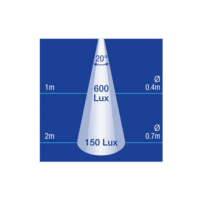 Interior Swivel Lamp, Narva, LED, Off/On Switch, Silver Satin, 10-30v, 1w - Each