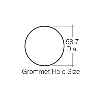 Side Direction Indicator Lamp, Narva, Model 30, LED, Vinyl Grommet, 12v, Amber - Each