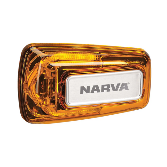 Direction Indicator Lamp, Narva, LED, Amber Lens, 9-32v, Model 32 - Each