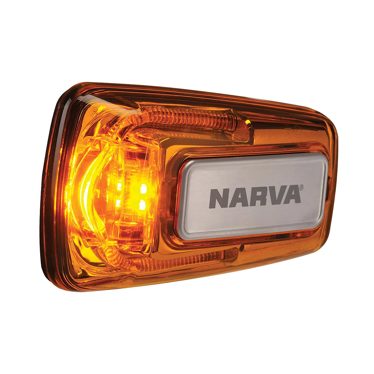 Direction Indicator Lamp, Narva, LED, Amber Lens, 9-32v, Model 32 - Each