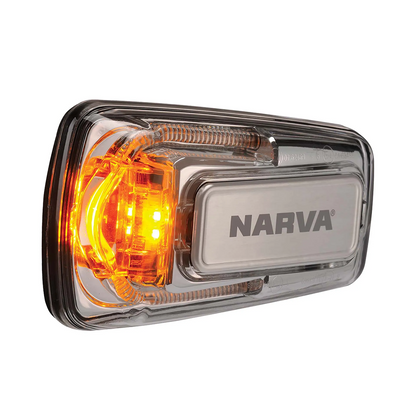 Direction Indicator Lamp, Narva, LED, Clear Lens, 9-33v, Model 32 - Each