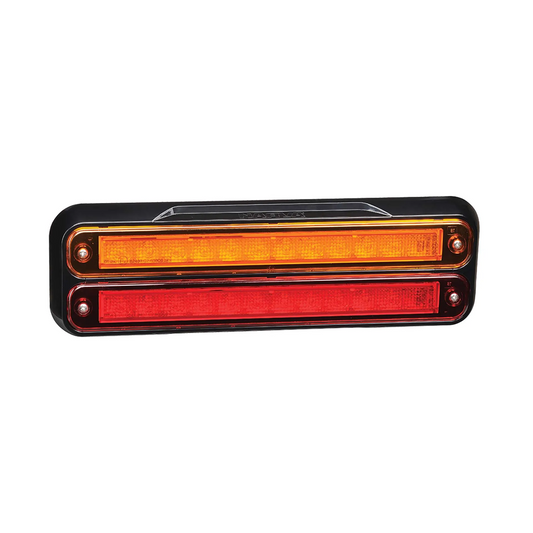 Combination Lamp, Narva, Stop/Tail/Indicator, Twin Housing, Black Surface Mount, Blister, 12-24v - Each