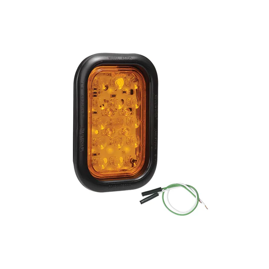 Rear Direction Indicator Lamp Kit, Narva, Model 46, LED, Vinyl Grommet, 10-30v, Amber - Each