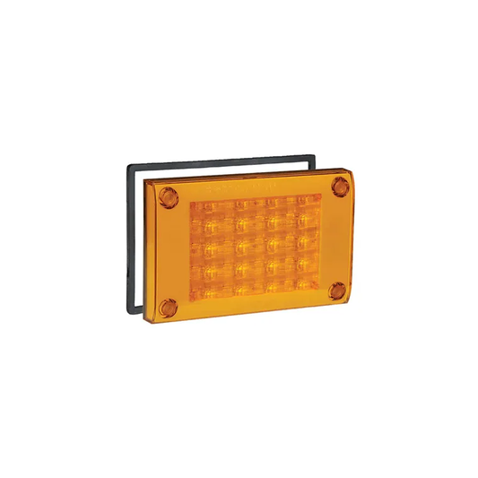 Rear Direction Indicator Lamp, Narva, LED, 0.5m Cable, Gasket, Security Plugs, 9-33v, Amber - Each