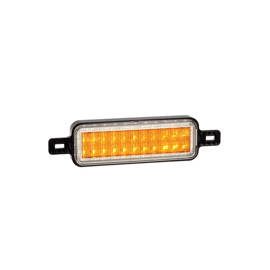 Front Direction Indicator, Narva, Front Position Lamp, LED, 10-33v, Amber/Clear - Each