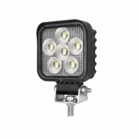 Work Lamp, Mad Goose, LED, Flood Beam, IP67, 24w, 76 x 76mm - Each