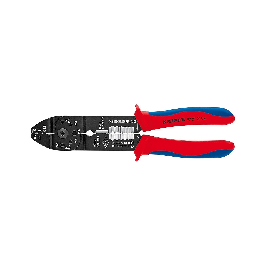Pliers, Knipex, Uninsulated Terminal Crimper, 230mm - Each