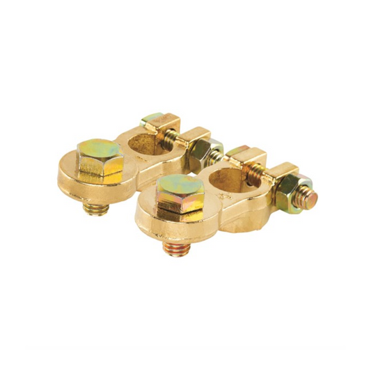 Battery Terminal, Heavy Duty, Bolt Type, Negative, 3/8" - Each