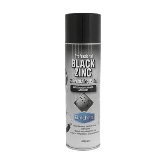 Galvanising Paint, Balchan, Protectant and Repair, Black Zinc, 400g - Each