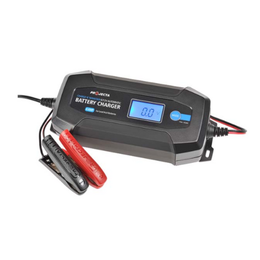 Battery Charger, Projecta, Automatic, "Charge N' Maintain", 8 Stage, 4a, 6/12v - Each