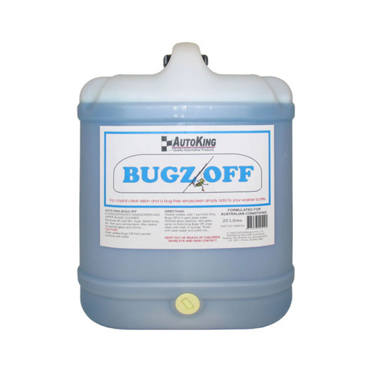 Automotive Cleaner, Auto King, Bugz Off Windscreen Cleaner 20lt, Drum - Each