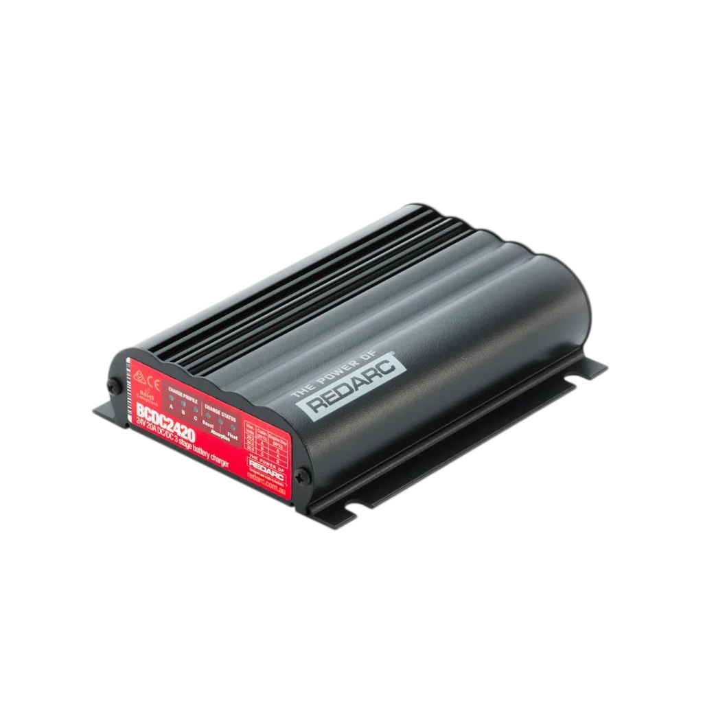 Battery Charger, 3 Stage, In Vehicle, 20a, 24v - Each