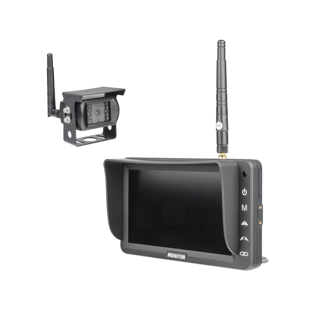 CCTV Kit, Wireless Camera Kit, Camera (BHD-C701W), HD, 7" Screen - Each