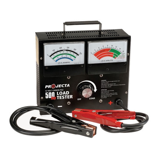 Carbon Pile Load Tester, Projecta, 12v, 500a - Each