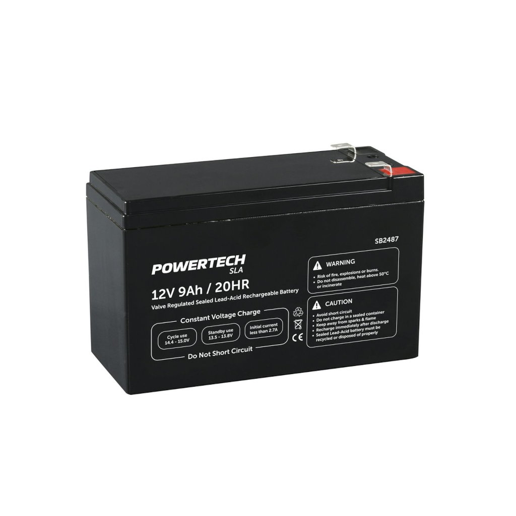Battery, Lead Acid AGM, 12v, 9ah - Each