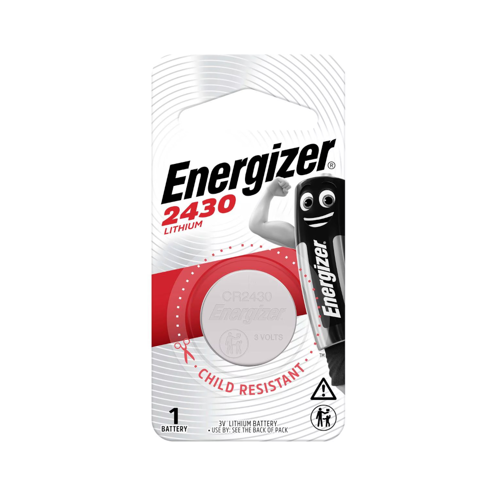 Battery, Energizer, Lithium, 3v, Size CR2430 - Each