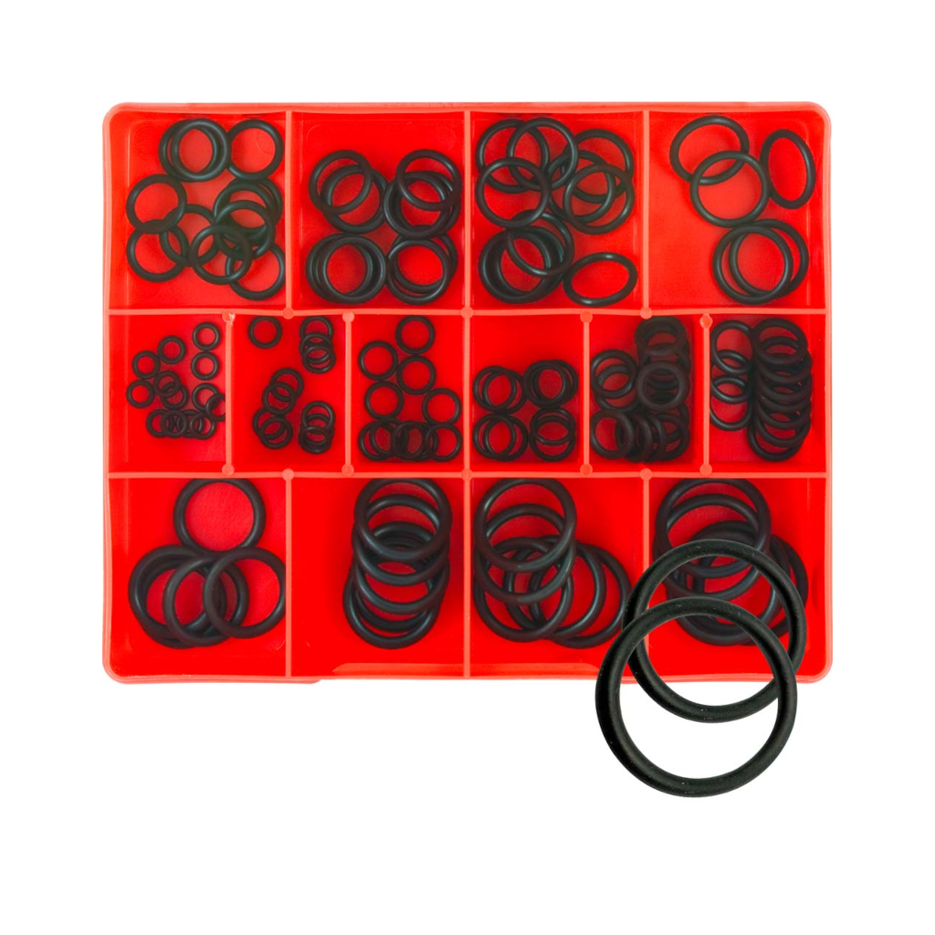 O Ring Assortment Kit, Champion, Imperial, Nitrile, 70 Shore, 14 Sizes (3/16 to 1" ID) - 115 Piece