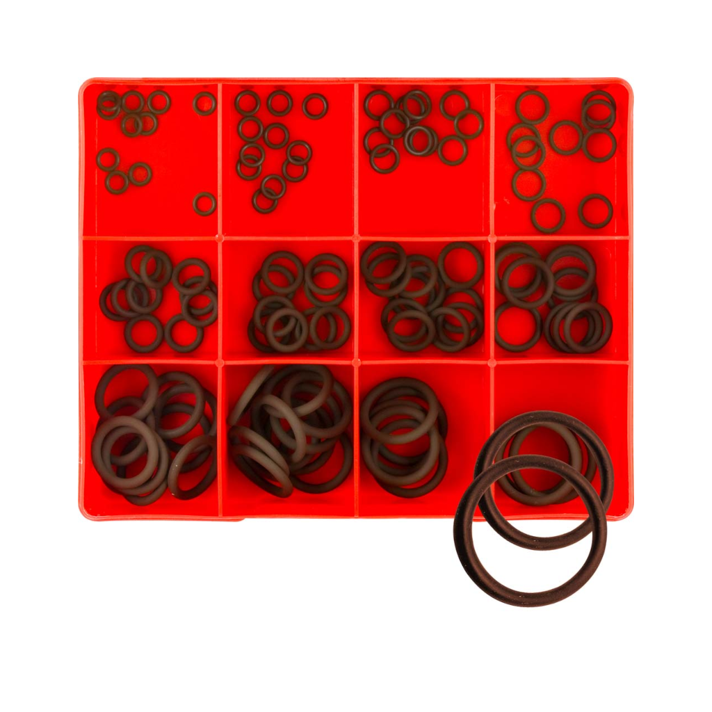 O Ring Assortment Kit, Champion, Imperial, High Temp High Pressure, Viton, 70 Shore, 12 Sizes (7/32″ to 1″) - 110 Piece